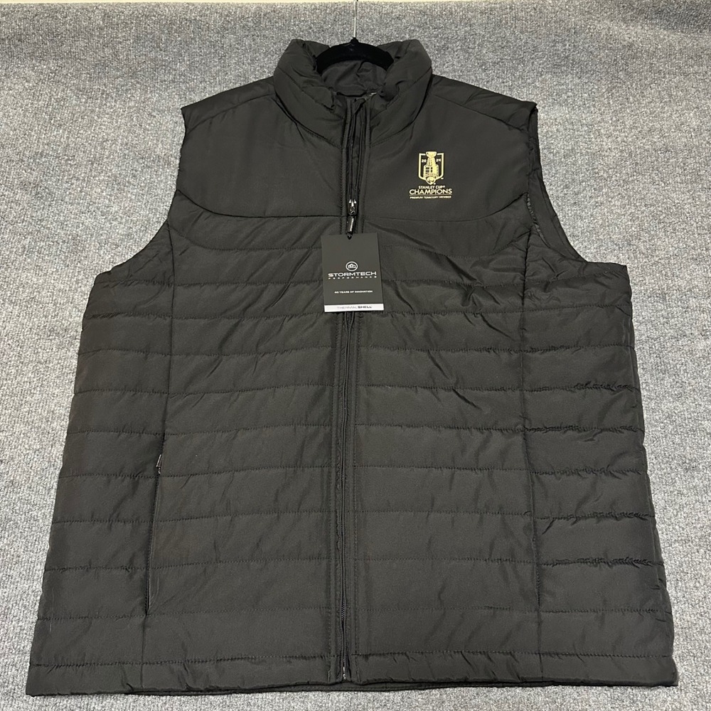 Stormtech Florida Panthers 2024 Stanley Cup Champions Vest Mens XL Black NHL